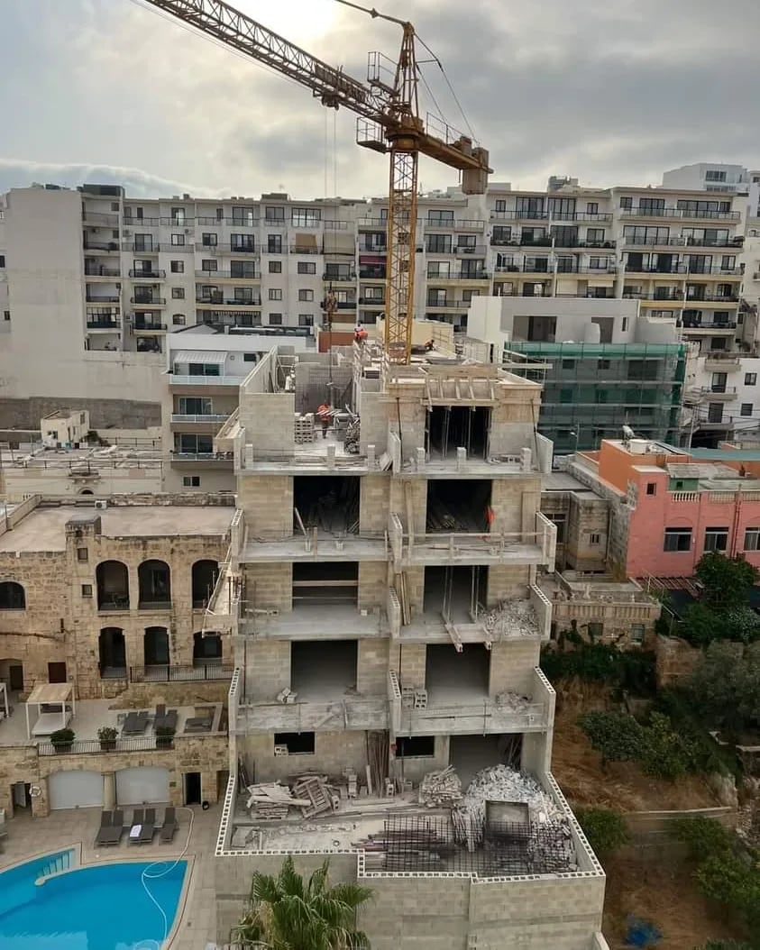 Development encroaching on the countryside